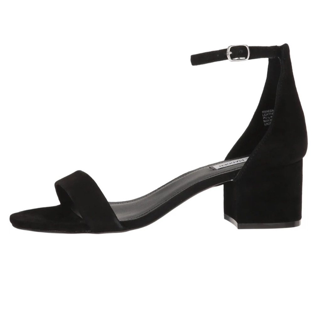 EUC Steve Madden Irene Black Block Heel Sandal